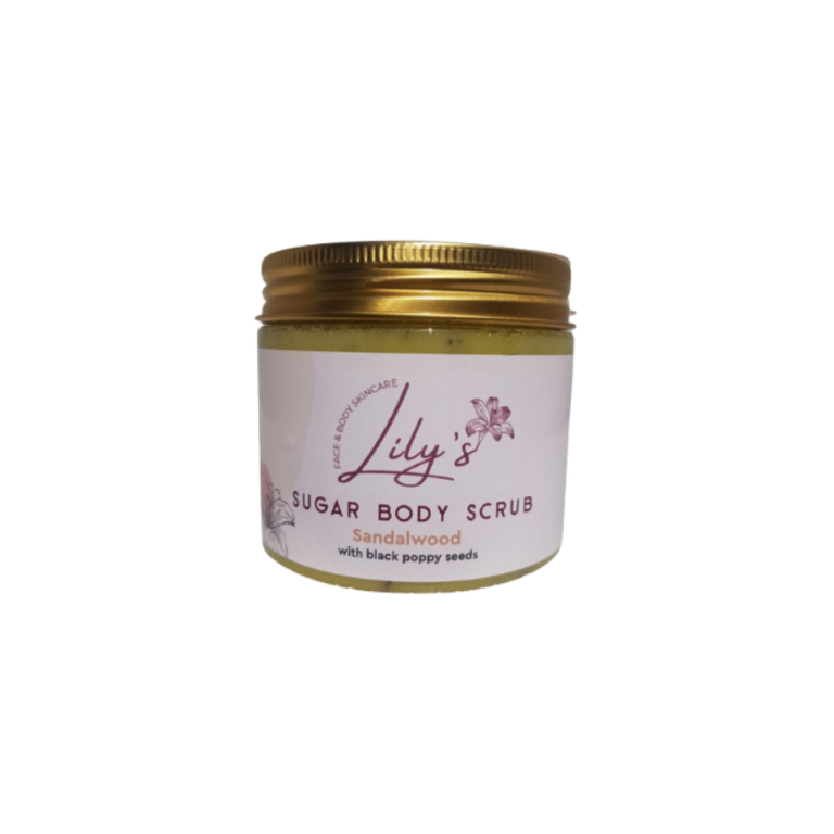 Sugar Body Scrub with Black Poppy Seeds – 200ml